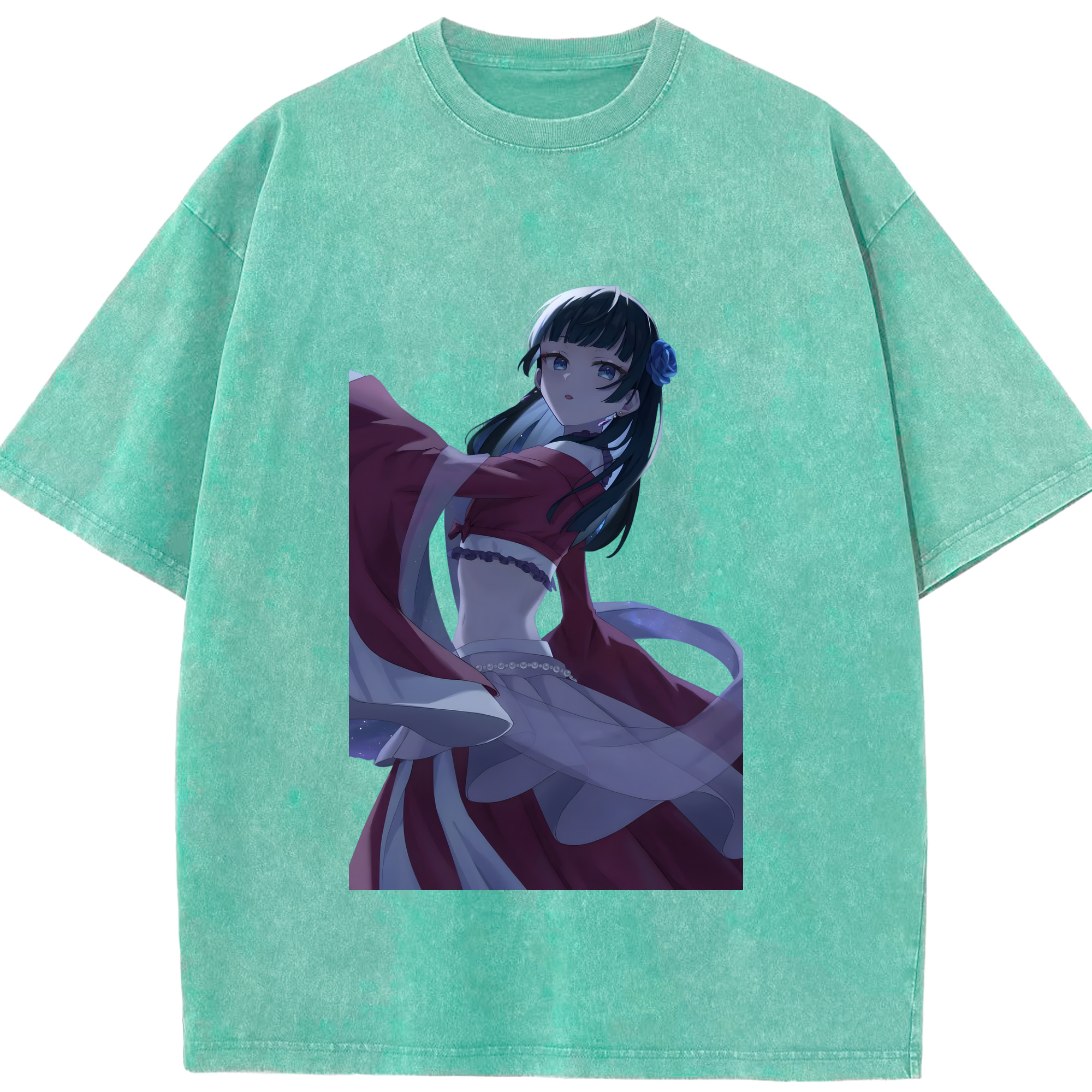 （画像用） 薬屋のひとりごと The Apothecary Diaries 綿100% ヴィンテージ風 半袖Tシャツ（フロントプリント）